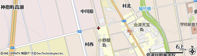 福島県会津若松市神指町東城戸1周辺の地図