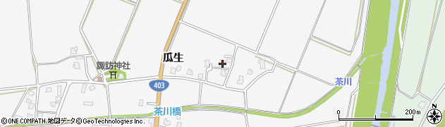 新潟県長岡市瓜生1123周辺の地図