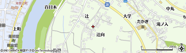 福島県本宮市高木辻向20周辺の地図