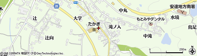 福島県本宮市高木大学84周辺の地図