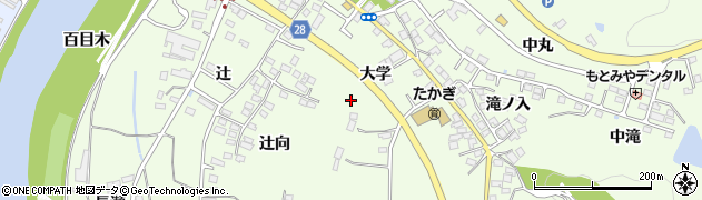 福島県本宮市高木大学53周辺の地図