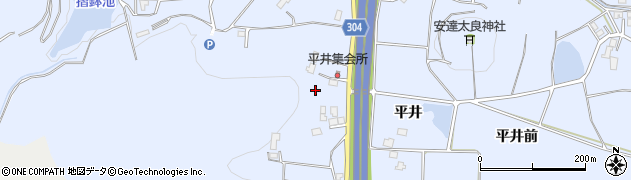 福島県本宮市本宮平井135周辺の地図
