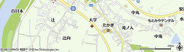 福島県本宮市高木大学61周辺の地図