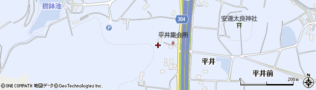 福島県本宮市本宮平井47周辺の地図