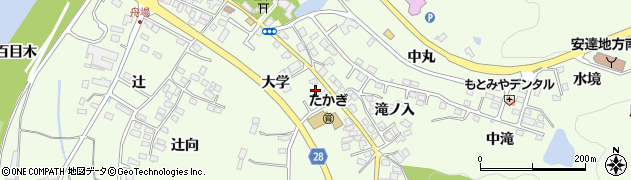 福島県本宮市高木大学38周辺の地図