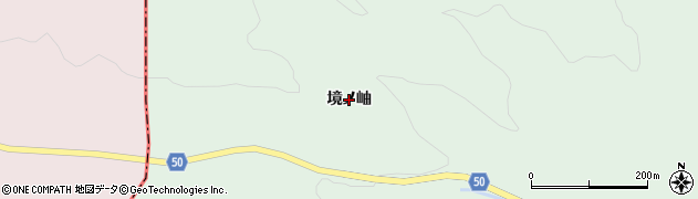 福島県葛尾村（双葉郡）上野川（境ノ岫）周辺の地図