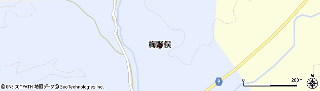 新潟県長岡市梅野俣周辺の地図