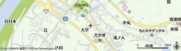 福島県本宮市高木大学42-4周辺の地図
