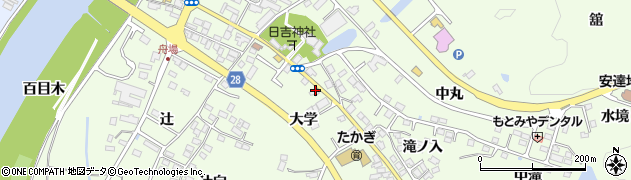 福島県本宮市高木大学45周辺の地図