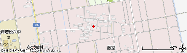 福島県会津若松市町北町大字藤室村内乙周辺の地図