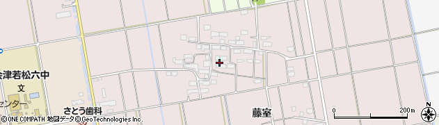 福島県会津若松市町北町大字藤室（村内乙）周辺の地図