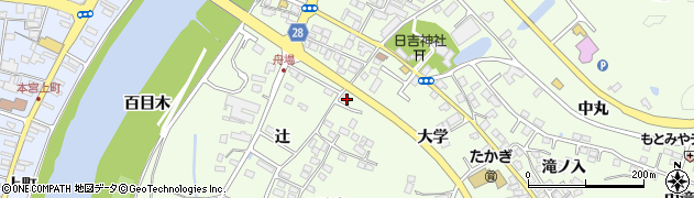 福島県本宮市高木大学13周辺の地図