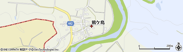 新潟県長岡市鴉ケ島252周辺の地図