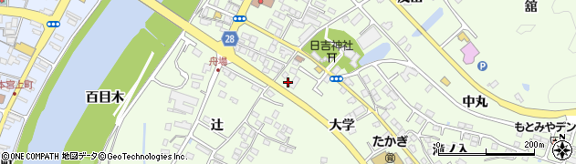 福島県本宮市高木大学16周辺の地図