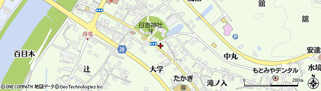 福島県本宮市高木大学34周辺の地図
