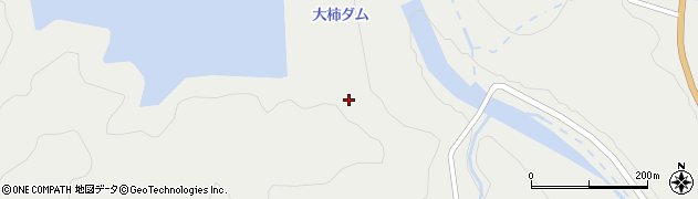 大柿ダム周辺の地図
