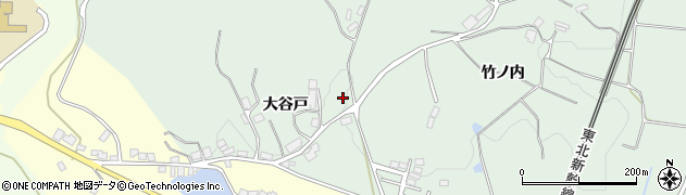 福島県本宮市和田大谷戸周辺の地図