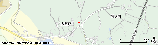 福島県本宮市和田（大谷戸）周辺の地図