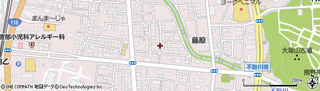 福島県会津若松市一箕町大字亀賀（藤原）周辺の地図