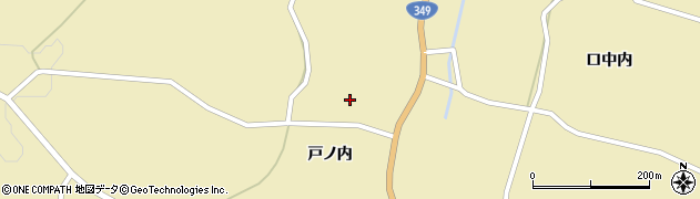 福島県二本松市杉沢戸ノ内周辺の地図