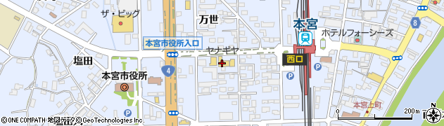 株式会社柳屋万世営業所周辺の地図