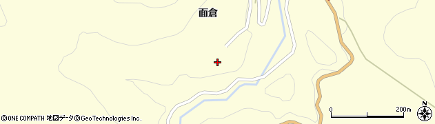 福島県耶麻郡西会津町下谷面倉乙周辺の地図
