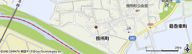 新潟県見附市傍所町439周辺の地図