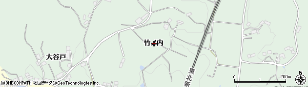 福島県本宮市和田竹ノ内周辺の地図