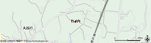 福島県本宮市和田（竹ノ内）周辺の地図