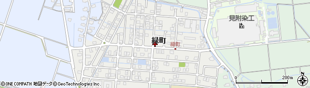 新潟県見附市緑町周辺の地図