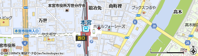 本宮駅前 串焼うまや周辺の地図