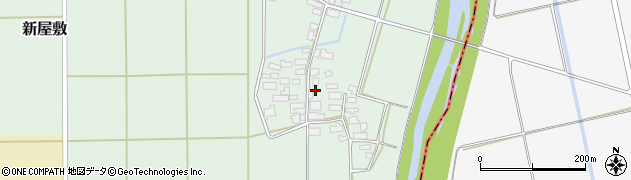 福島県会津美里町（大沼郡）新屋敷（南向乙）周辺の地図