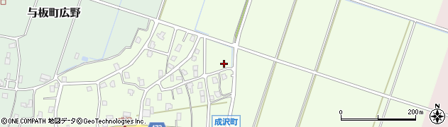 新潟県長岡市成沢町周辺の地図