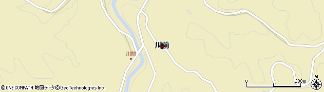 福島県二本松市杉沢（川前）周辺の地図