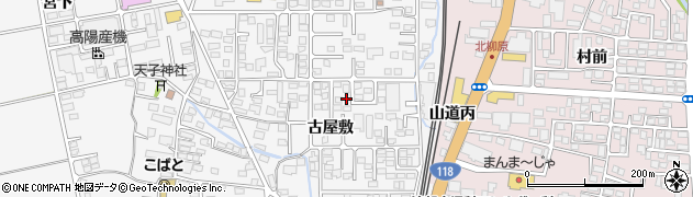 福島県会津若松市町北町大字上荒久田古屋敷58周辺の地図
