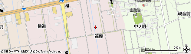 福島県会津若松市町北町大字藤室（達摩）周辺の地図