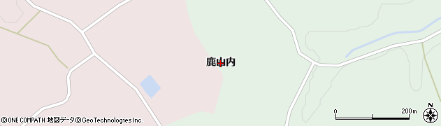 福島県本宮市稲沢（鹿山内）周辺の地図