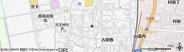 福島県会津若松市町北町大字上荒久田古屋敷21周辺の地図