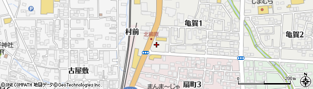 福島県会津若松市一箕町大字亀賀（村前）周辺の地図