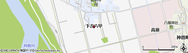 福島県会津若松市神指町大字北四合（下吉六甲）周辺の地図