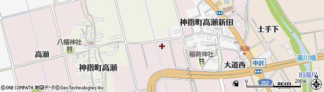 福島県会津若松市神指町大字高瀬周辺の地図