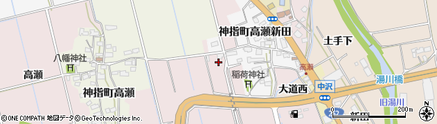 福島県会津若松市神指町大字高瀬（滑田）周辺の地図