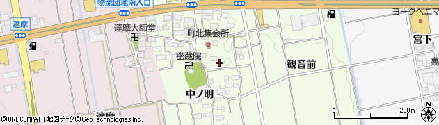 福島県会津若松市町北町大字始（村ノ内甲）周辺の地図