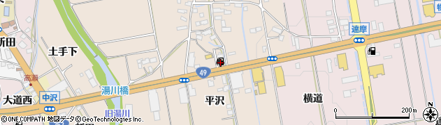 福島県会津若松市町北町大字中沢平沢217周辺の地図