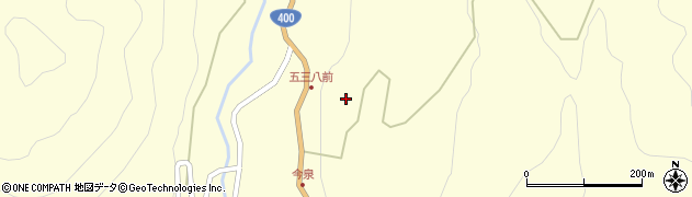 福島県西会津町（耶麻郡）下谷（常岩坊乙）周辺の地図