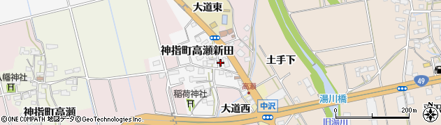 福島県会津若松市神指町大字高瀬（和久下）周辺の地図