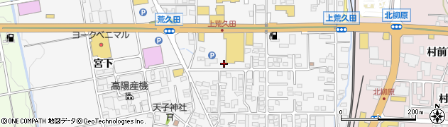 福島県会津若松市町北町大字上荒久田村北周辺の地図