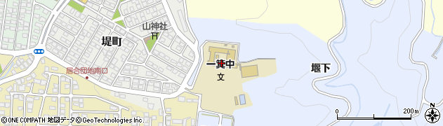 会津若松市立一箕中学校周辺の地図