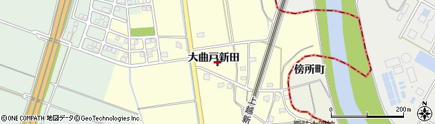 新潟県長岡市大曲戸新田周辺の地図