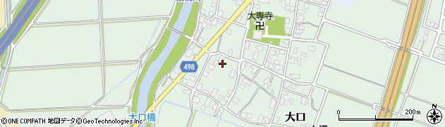 新潟県長岡市大口周辺の地図